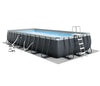 Intex 24' X 12' X 52" Ultra XTR Rectangular Metal Frame Swimming Pool Set w/Pump Filter