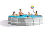 Intex 15ft X 42in Prism Frame Pool Set with Filter Pump, Ladder, Ground Cloth & Pool Cover