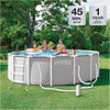 Intex 26725EH 15Ft X 48In Prism Frame Swimming Pool Set with 1000GPH Filter Pump