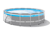 Intex 16' x 48" Prism Frame Clearview Premium Above Ground Swimming Pool Set