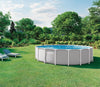 Intex 18ft X 48in Prism Frame Above Ground Pool Set with 1500GPH Cartridge Filter Pump