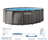 Intex 15ft X 48IN Greywood Prism Frame Above Ground Pool Set