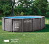 Intex 15ft X 48IN Greywood Prism Frame Above Ground Pool Set