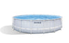 Intex 16FT X 48IN Chevron Prism Frame Premium Pool Set with Pump