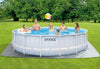 Intex 16FT X 48IN Chevron Prism Frame Premium Pool Set with Pump