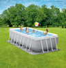 Intex 16ft X 8ft X 42in Prism Frame Rectangular Pool Set with Filter Pump