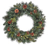 GE Color Choice 26-inch Dual Color Lighted Artificial Christmas Wreath