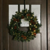GE Color Choice 26-inch Dual Color Lighted Artificial Christmas Wreath
