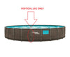 Replacement Vertical Leg for Summer Waves 26ft X 52in Crystal Vue Elite Pool