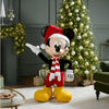 Disney 4FT Animated Holiday Mickey Mouse in Classic Holiday Outfit