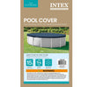 Intex Pool Cover for 15-foot Round Above Ground Swimming Pools Blue