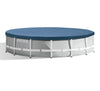 Intex Pool Cover for 15-foot Round Above Ground Swimming Pools Blue