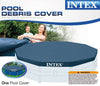 Intex 15-Foot Round (10-inch overhang) Pool Cover, Blue