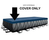 Intex 24FT X 12FT Rectangular All-Season Deluxe Winter Pool Cover for Above Ground Pools