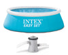 Intex 6' x 20" Easy Set Inflatable Swimming Pool with 330 GHP Filter Pump