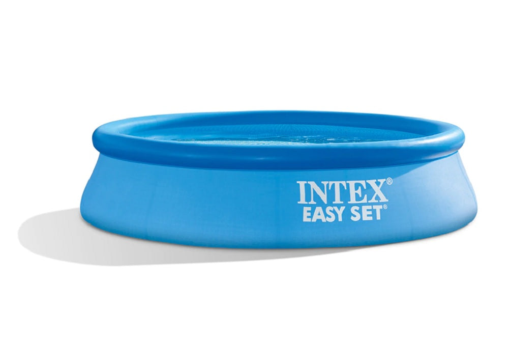 Intex 8ft X 24in Easy Set Above Ground Swimming Pool Set, Blue