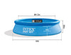 Intex Easy Set 10ft X 30in Swimming Pool with 330GPH Filter Pump