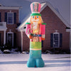 Member's Mark 10-FT Pre-Lit Holiday Inflatable Nutcracker-Pink