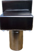 Dornbracht 28450780-06 wall elbow featuring a brushed platinum finish