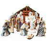 Member's Mark Hand Painted 9-Piece Caucasian Nativity Set