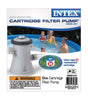 Intex Krystal Clear Cartridge 330GPH Filter Pump for Above Ground Pools