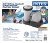 Intex Krystal Clear Cartridge Filter Pump for Above Ground Pools, 2500 GPH Pu...