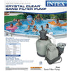 Intex Sand Filter Pump with GFCI for Pools, 2800-Gallon 28647EG