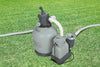Intex Krystal Clear Sand Filter Pump for Above Ground Pools, 3000 GPH Pump Flow Rate, 110-120V with GFCI