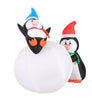 Occasions Christmas 6 Foot Inflatable Penguins With Swirling Lit Snowball