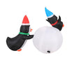 Occasions Christmas 6 Foot Inflatable Penguins With Swirling Lit Snowball