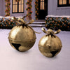 Member's Mark Oversized Gold Antique 2-Piece Large Jingle Bell Set