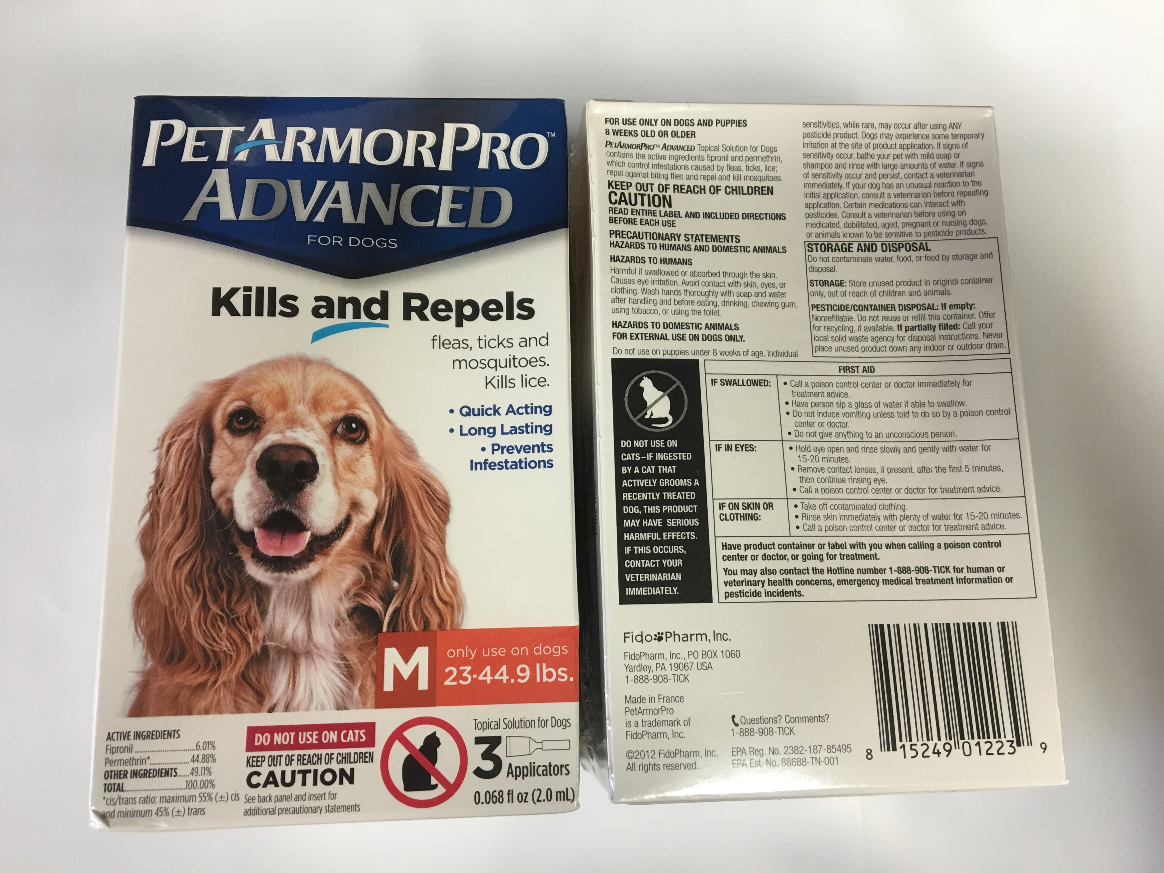 Flea Tick Pet Armor Pro Advanced Repellent M 23 to 44 Lbs 6 Applicator My Quick Buy