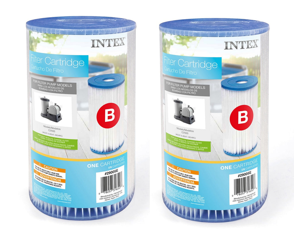 Intex Deluxe Pool Maintenance Kit with 2-Pack Intex Pool Replacement B ...