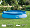 Intex 12FT X 30IN Easy Set Inflatable Ring Pool with C530 Filter Pump