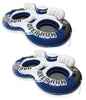 Intex River Run II Inflatable Floating Lake Tube with Cooler 2-Pack