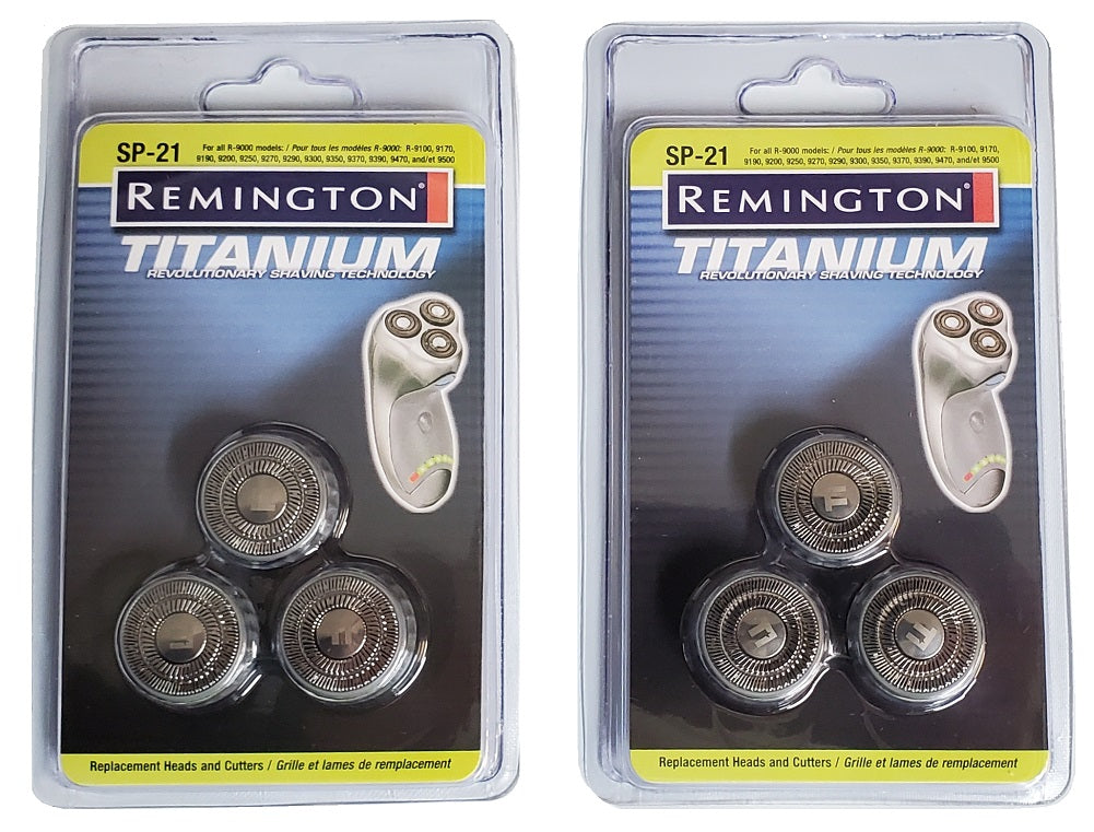 Remington SP21 Revolutionary Electric Shaving Replacement Heads and Cutters 2-Pack