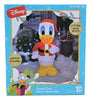 Gemmy 3.2 ft. Tall LED Donald Duck in Santa Outfit Christmas Inflatable