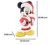 Disney 3.3-Feet Mickey Mouse Flat-Tastics LED Lighted Christmas Yard Decor