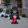 Gemmy 3.5 ft LED Darth Vader Holding a Candy Cane Holiday Inflatable