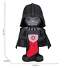 Gemmy 3.5 ft LED Darth Vader Holding a Candy Cane Holiday Inflatable