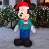 Gemmy Disney 3.5-FT Lighted Mickey Mouse in Winter Outfit Christmas Inflatable