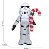 Gemmy 3.5 ft LED Stormtrooper with Candy Cane Holiday Inflatable