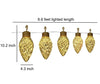 Members Mark 8 Function 5 Count LED Jumbo C9 Lights Warm White