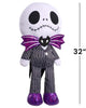 Disney Nightmare Before Christmas Jumbo 32 Inch Jack Skellington Plush