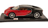 Maisto Special Edition 2022 Bugatti Chiron Black and Red 1:18 Diecast Model Car