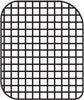 Franke OK-31C-LH Orca Fireclay Series Left Shelf Grid, Coated, 16", Stainless Steel