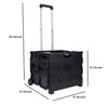 Elevon Office Cart Rolling Cart Basket Storage Container with Wheels and Handle