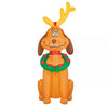 Gemmy 4 ft. LED Max with Wreath Christmas Inflatable