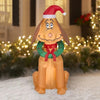 Gemmy 4 ft. LED Max with Wreath Christmas Inflatable