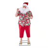 6 ft. Animated Beach Holiday Santa